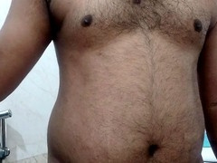 Daniel55 enjoys a hot solo session in the showers