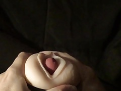Cumming backwards up my Fleshlight.