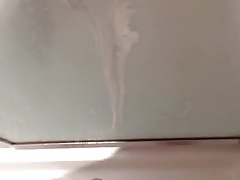 So I was cleaning my did k then I cum..