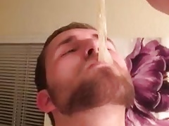 Cum drinking