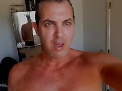 Male Celebrity Cory Bernstein Shows Big Cock in Andrew Christian Black Underwear in
