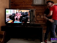 Quentin enjoys threesome banging with JJ and Johnny