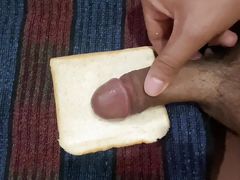HANDSOME ASIAN PINOY JACK OFF AND CUM ON BREAD