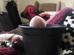 Strange flower pot