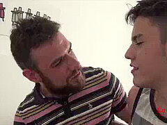 latin senior Gay Man Does Teen Straight boy By Paying