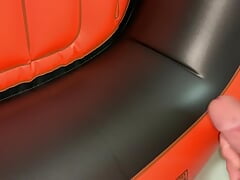 Small Penis Cumming On An Inflatable Boat - Shooting A Load Fetish