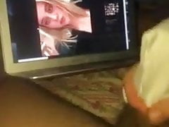 Tiny cock pathetically stroked