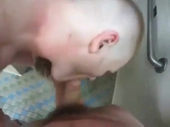 Deepthroating Off A Stranger In Dudes S Bathroom