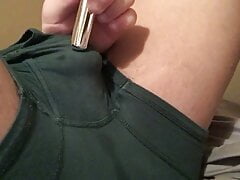 Vibrator on my cock