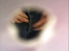 Uncut pissing