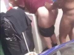 Married milky man gets buttfucked by married ebony boy