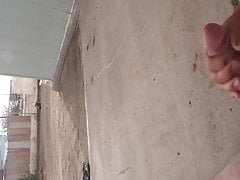 Filipina Nelia jerking me outside again