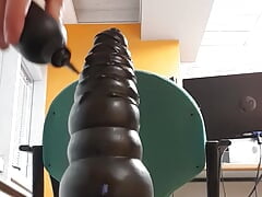 Anal plug with the 88mm going inside,  Just to prepare the next new toy. Session 052.  20220603.