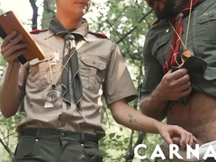 CARNAL PLUS - ScoutBoys Dolf Dietrich molests and plumbs lovely towheaded scout in forest