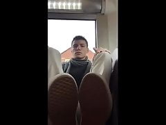 Showtime Solo in the bus