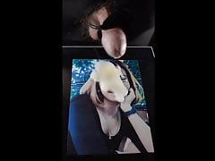 cum tribute cumtribute slow motion beautiful woman's face
