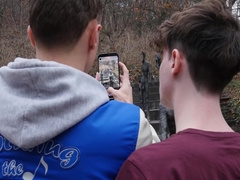 Skinny Bottom Boy Cassian Takes A Huge Facial!