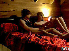 jaw-dropping Trace and hot Erik get horny at a cabin in the woods