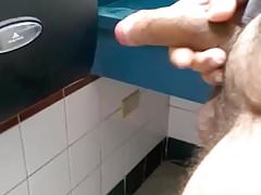 Cumming in bathroom work