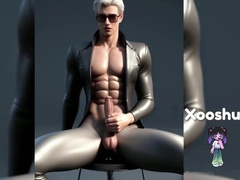 Sumptuous men with monstrous stiffys