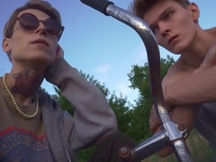summer cycling. super-fucking-hot oral job while cycling