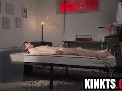 Stunning trans babe Leah Hayes torments and fucks her pleasure toy