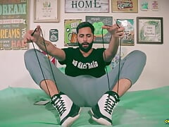 Camilo Brown Discovers a New Fetish Sniffing and Fucking His Shoes and Covering Them in Cum