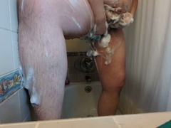 Average cock, showing asshole, fledgling