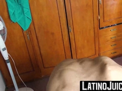 LatinoJuice.com - Cute dude Moises spread his legs and allowed me to explore his wet ass