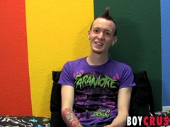 Goth Rocker Chris Jett Toying with his Caboose and Man Meat