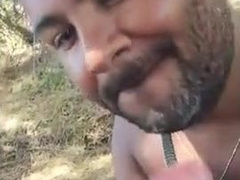 Bear sucking and eating 5