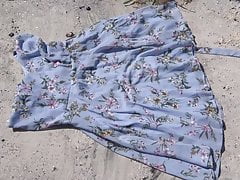 crush wet soil on floral 7 dress