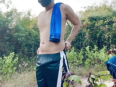 Changing clothes for playing football