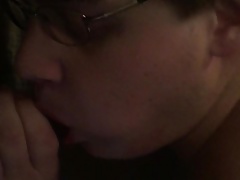 Me sucking my first uncut dick!