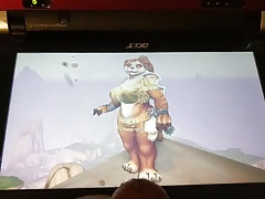 Cumming on my last intact character (my main)!