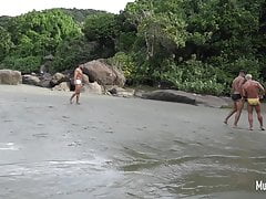 Naked muscle football