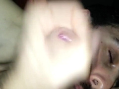 Chupando as bolas e o pau do hetero amigo - amador, blowjob, latin
