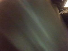Benjamin steel pulling on his thick black shaft