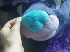 Femboy husky gets packed