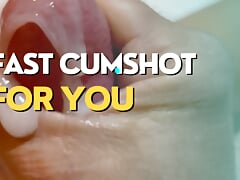 Fast cumming before she comes home
