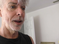 Richard Lennox Jerks His Cock While Being Toy Fucked On Cam