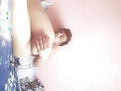Asian boy masturbating