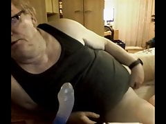 grandpa stroke on webcam