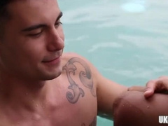 Watch these horny Mexican sluts take turns fucking and jizzing in their tight assholes