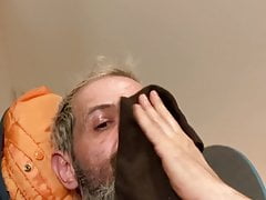 SNIFFING AND CHEWING MY DIRTY SMELLY SOCKS
