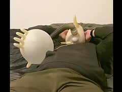 BHDL - THE REBREATHALYZER - LATEXGLOVE BREATHPLAY - FIRST PROTOTYP