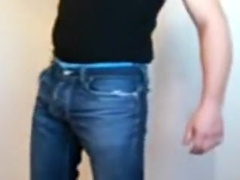 rip jeans and cum in shorts