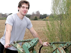 Eric Morning's morning workout ends with a masturbation sesh