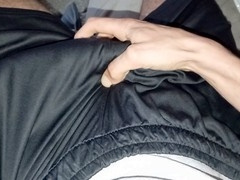 Twink Jomilove strokes his huge cock and cums all over his belly