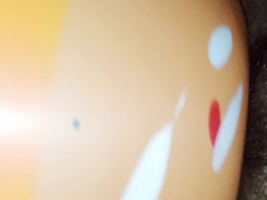 masterbatting in apple balloon